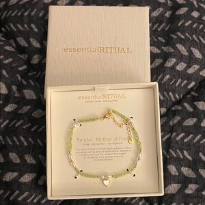 Green and White Bracelet